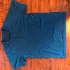 Lululemon athletica button up dry fit T shirt
